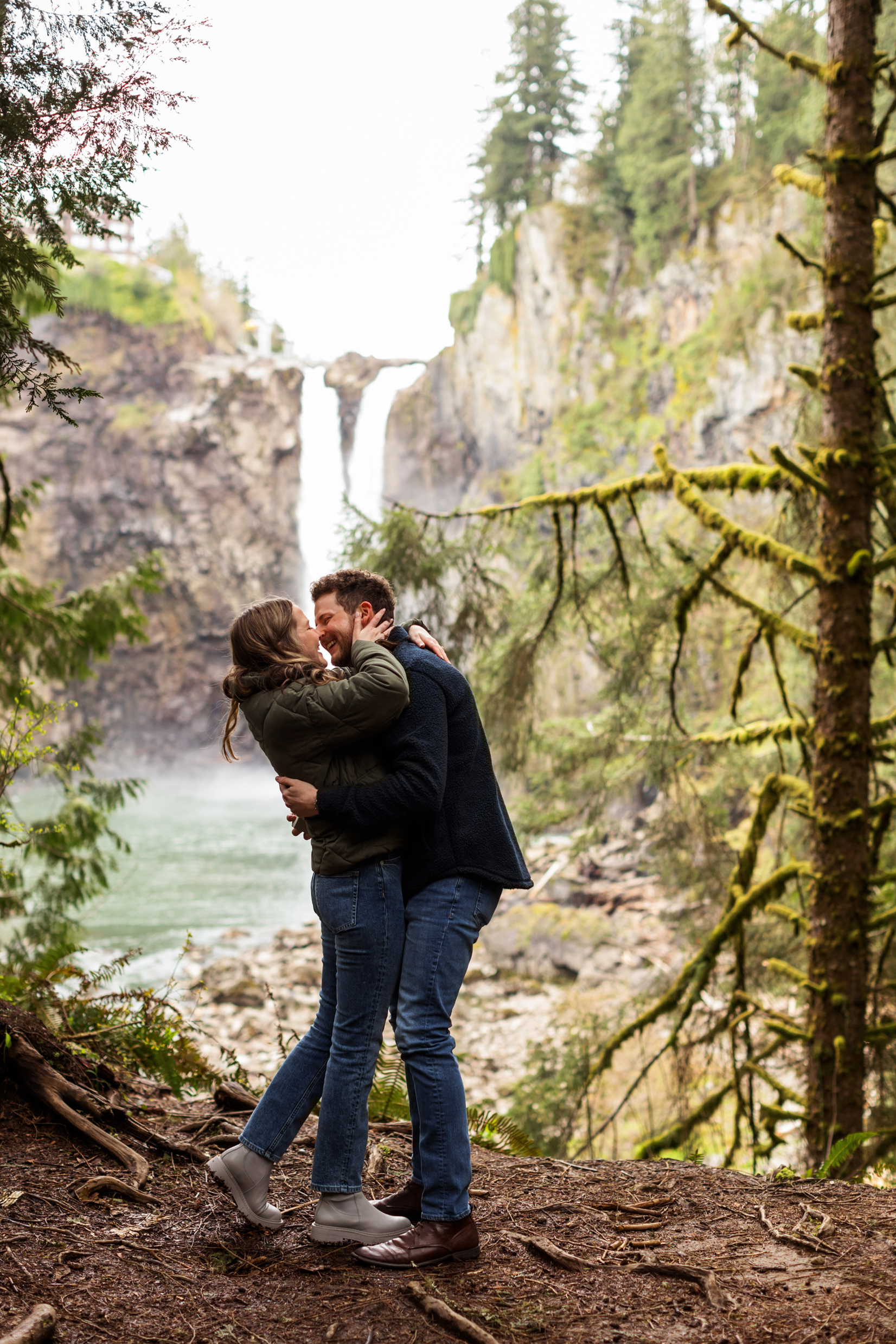 Snoqualmie Falls Surprise Proposal